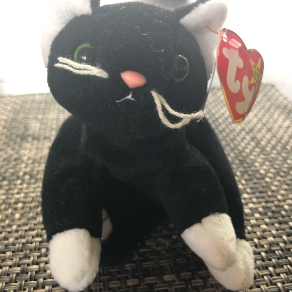 Ty Beanie Babies Zip The Black Cat - Picture 2 of 4